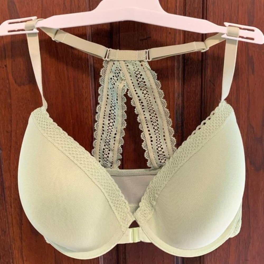 LIGT LINED DEMI RACERBACK BRA KIWI 32DDD - Picture 6 of 8